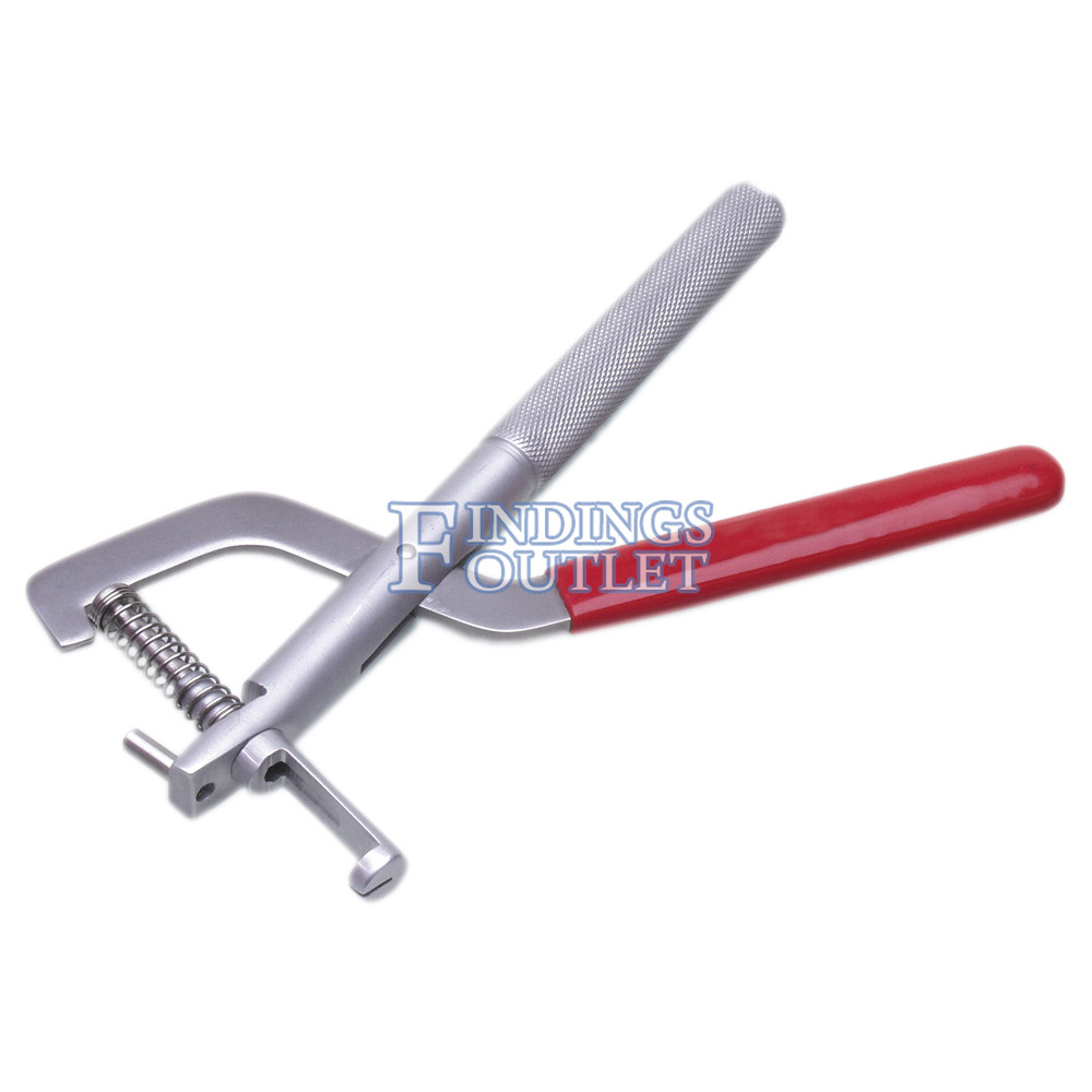 Watch Link Pin Removing Stainless Steel Pliers w/ Two Replaceable Hardened Pin