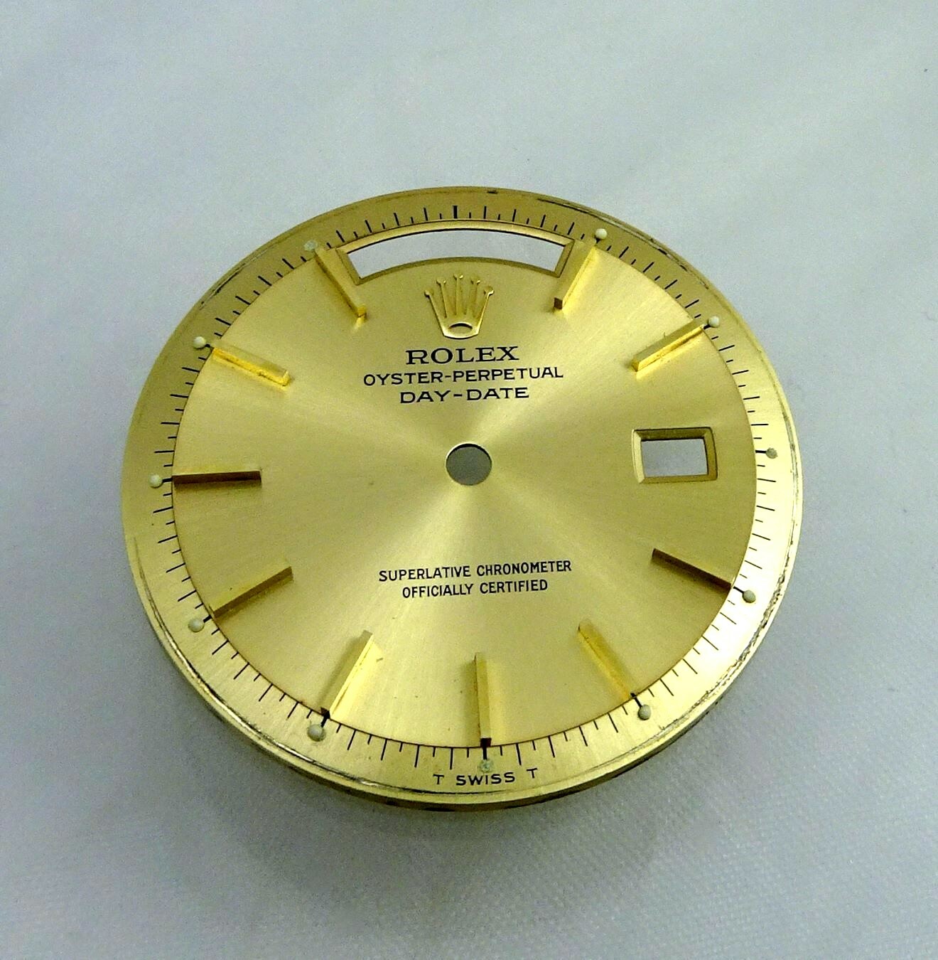 Rolex 18k Gold Champagn Non Quick Set President Watch Dial 1801 1802 1803 Part