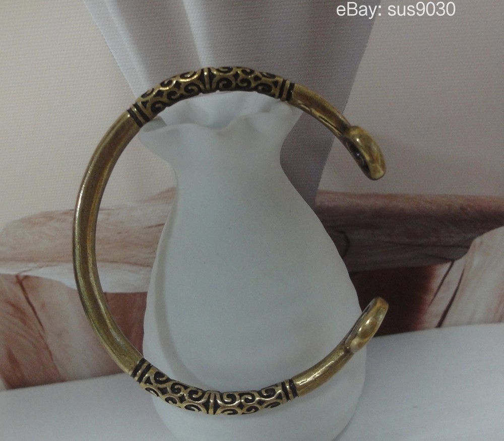 Solid Brass Sun Wukong Monkey King Adjustable Bangle Bracelet