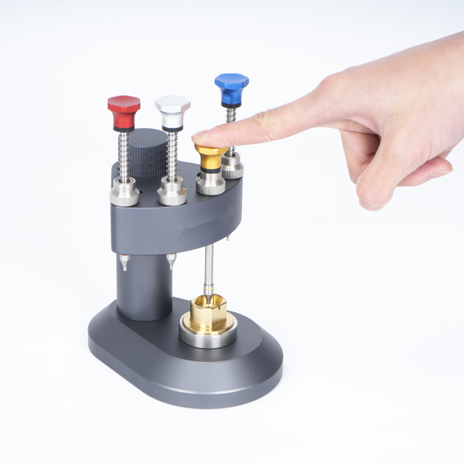 4-Pin Watch Hand Presser High-Precision Watchmakers Setting Fitting Repair Tool