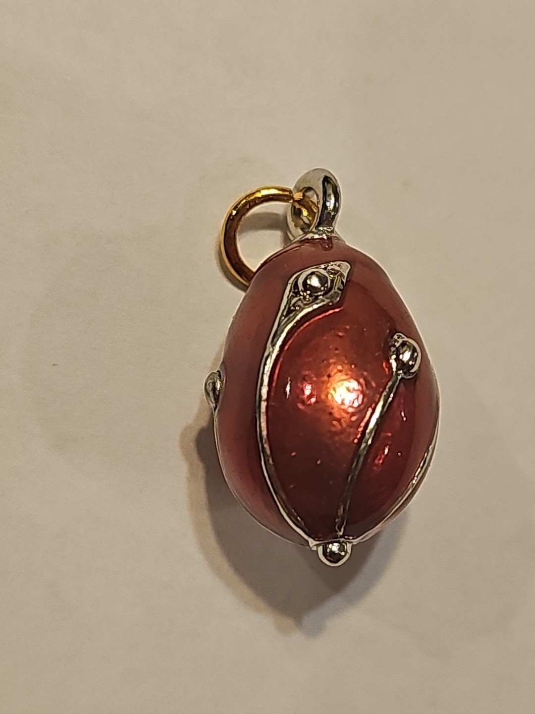 LOT OF 6 JOAN RIVERS ENAMEL FABERGE EGG STYLE CHARMS