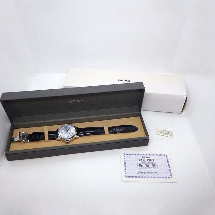 Seiko Presage SARY131 4R57-00E0 Automatic Light Blue Power Reserve Wristwatch JP