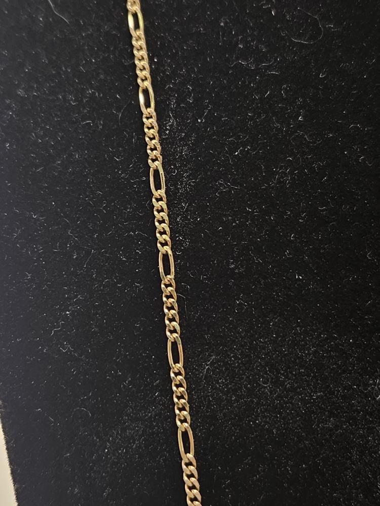 24″ Gold Figaro Chain 14K Yellow Gold (G69007616)