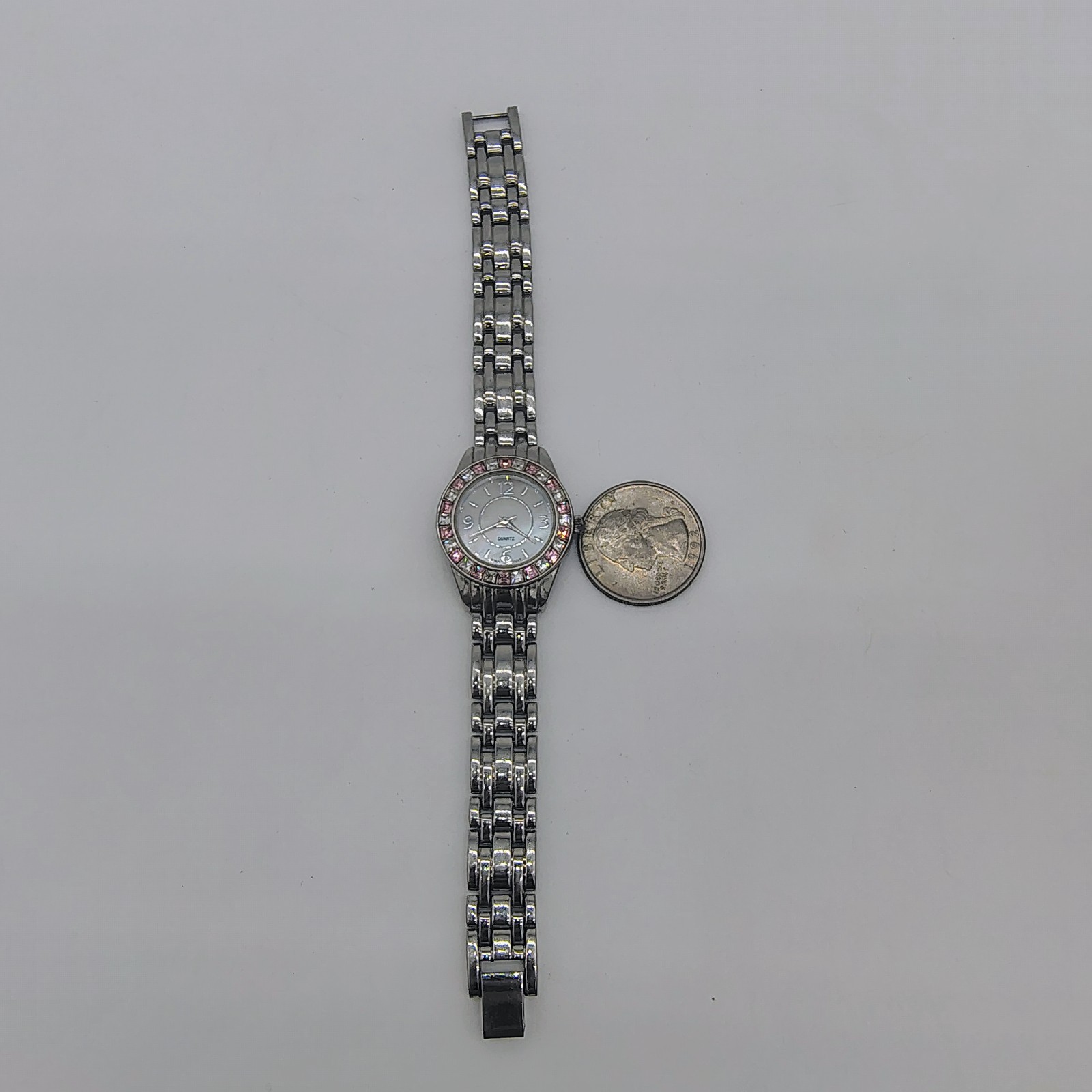 M.Z.Berger WS83 Silver Tone Quartz Analog Women’s Watch