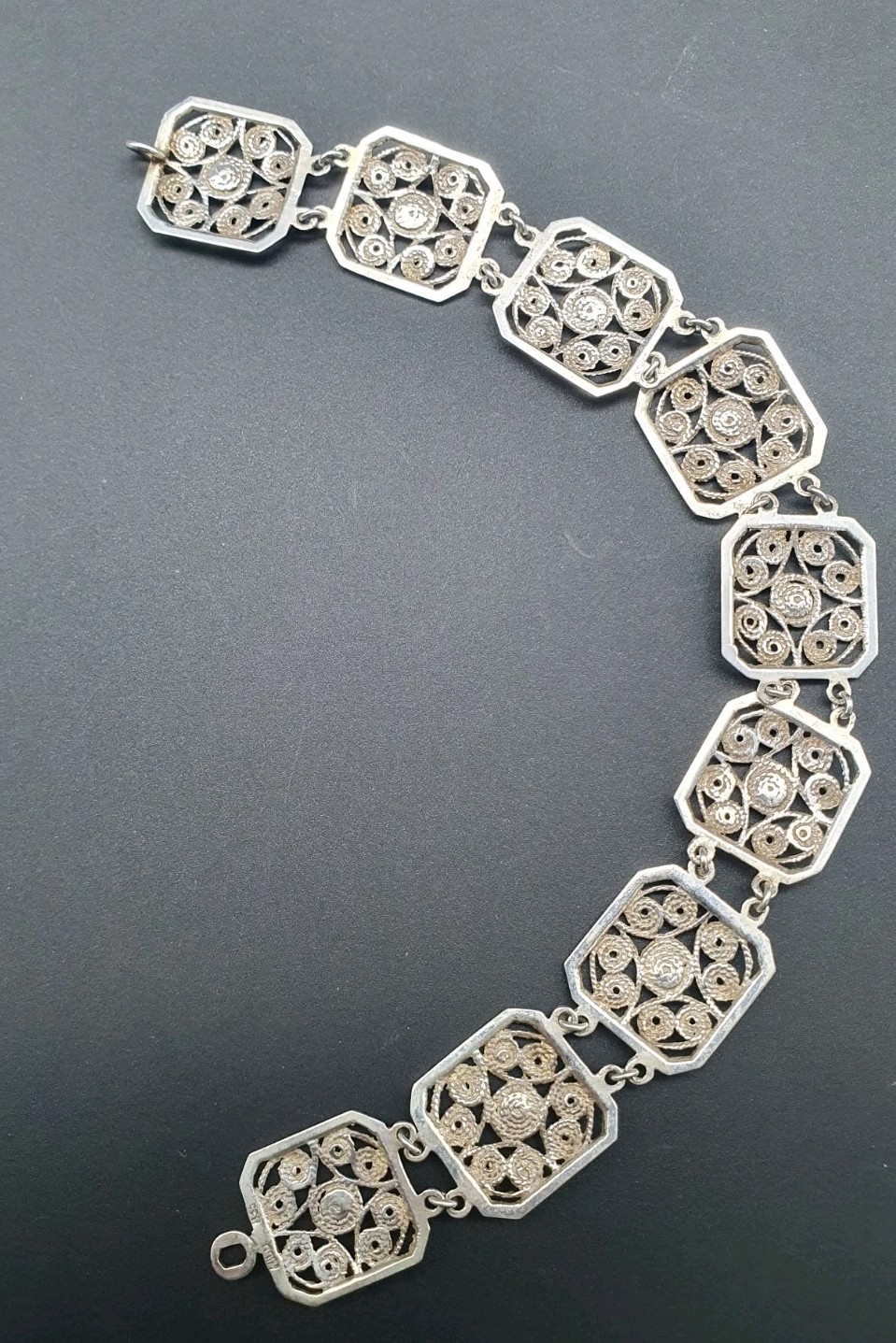 835 Silver Antique Costume Jewellery – Rico Hallmarked, Art Deco, Filigree Vintage