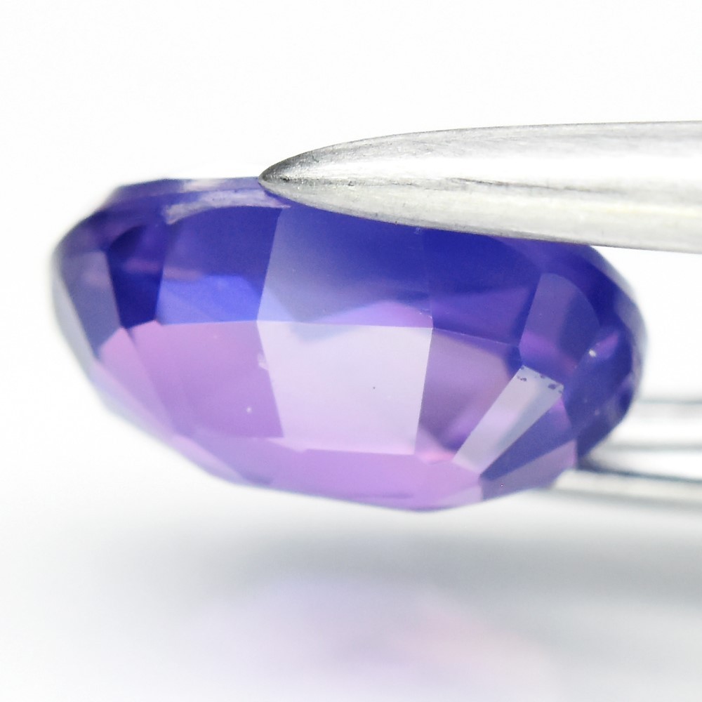 💎 1.12ct 6.5x5mm VS Oval Blue Purple Sapphire – Unheated, Mozambique Gem