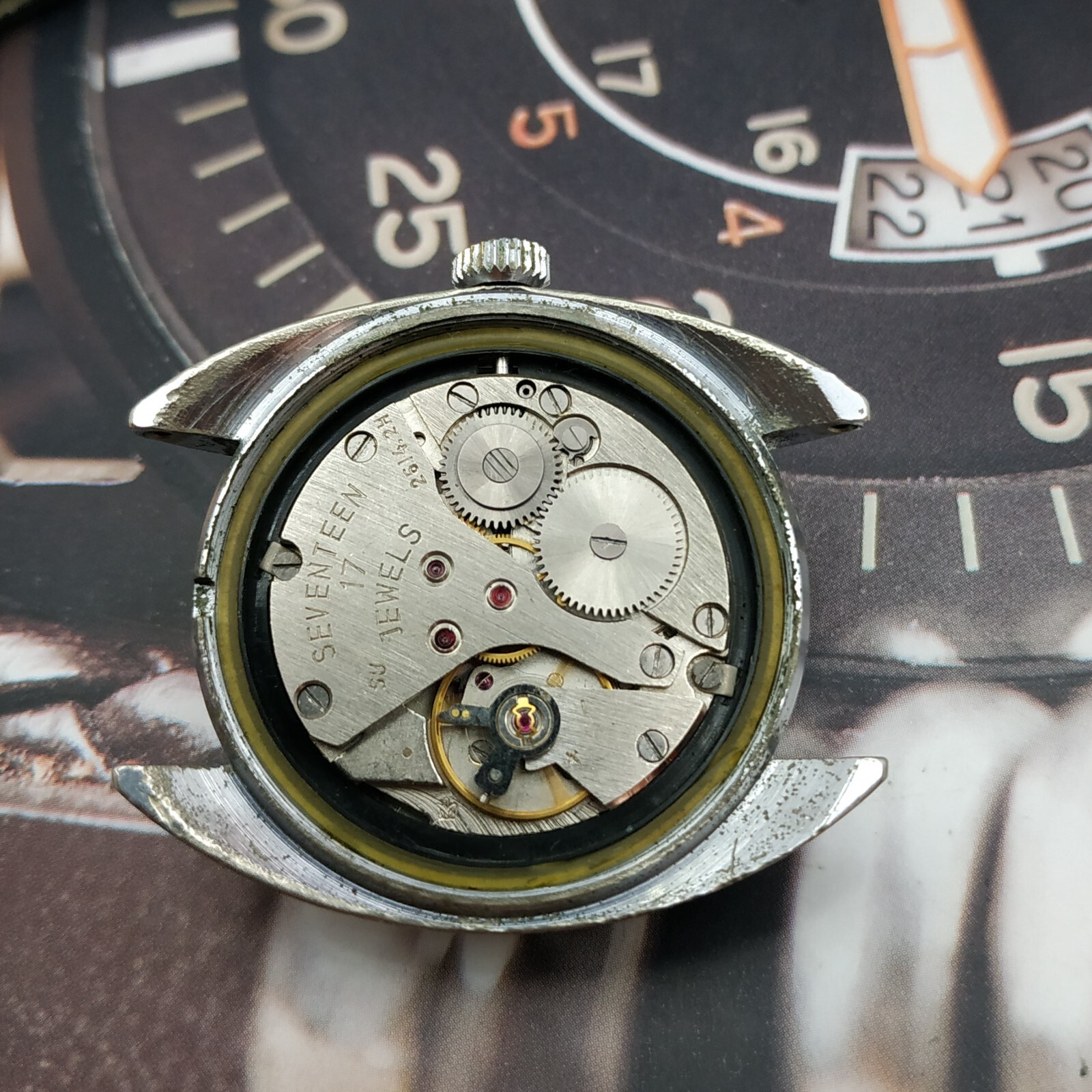 Dress Men’s Watch POLJOT Vintage USSR Mechanical SERVICED Retro Soviet Union ☭