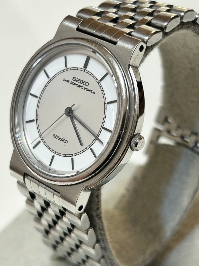 SEIKO SESSION HIGH STANDARD men’s wristwatch working condition
