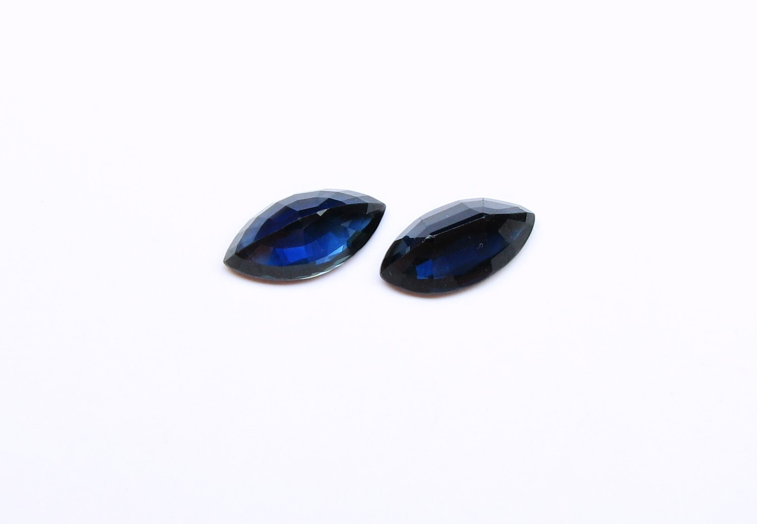 Natural Marquise Australian Blue Sapphires 5.17 CtsTol, 12×6.2 MM/ 12.2×6.2 MM