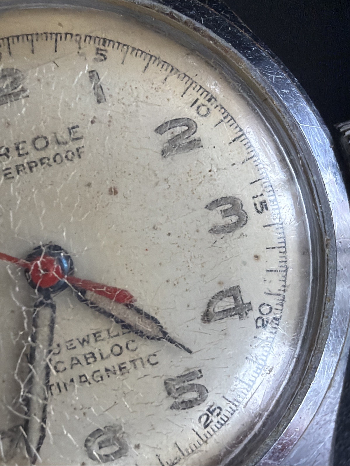 AZ18 VTG Mechanical Wind Aureole Mens 30+mm Watch Repair Sold As Is Conditions**