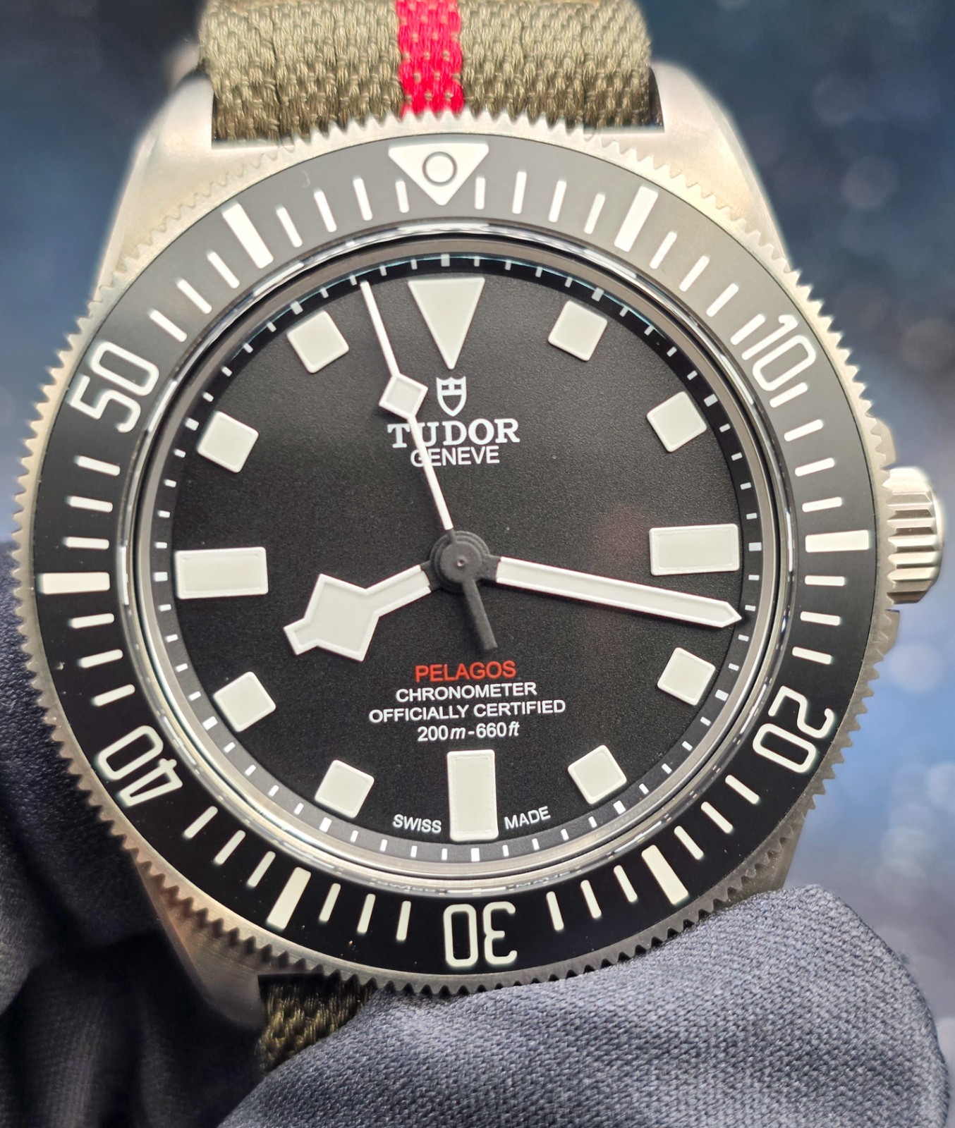 2025 TUDOR Pelagos FXD M25717N-0001 Titanium 42mm Excellent Black Dial NATO
