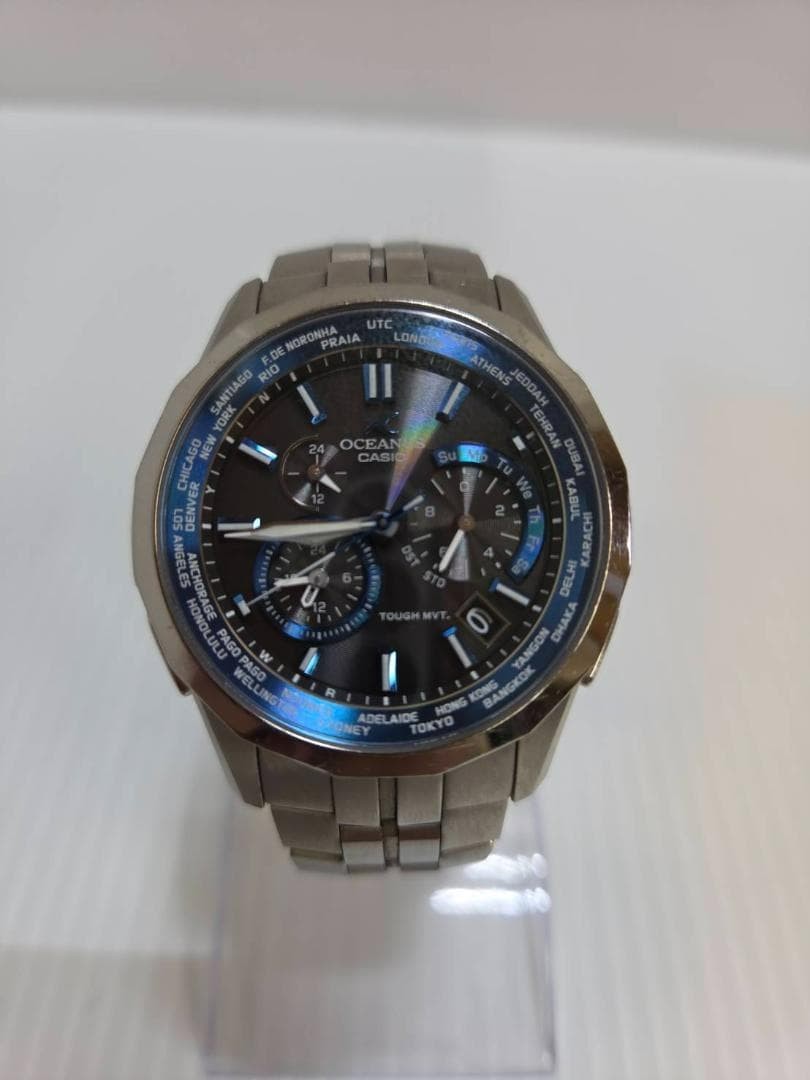 CASIO OCEANUS Manta OCW-S1400-1AJF Black Titanium Tough Solar Multiband 6 w/Box