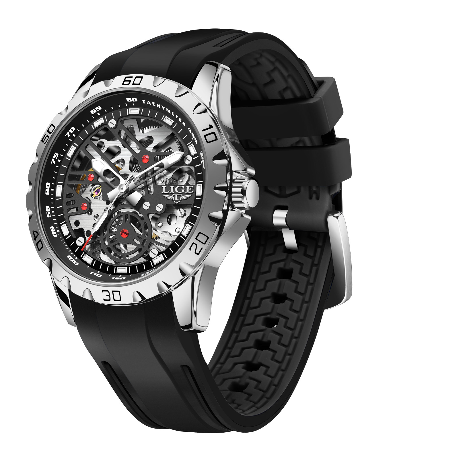 Luxury Men Watch Automatic Mechanical Luminous Waterproof Sport Man Wristwatch