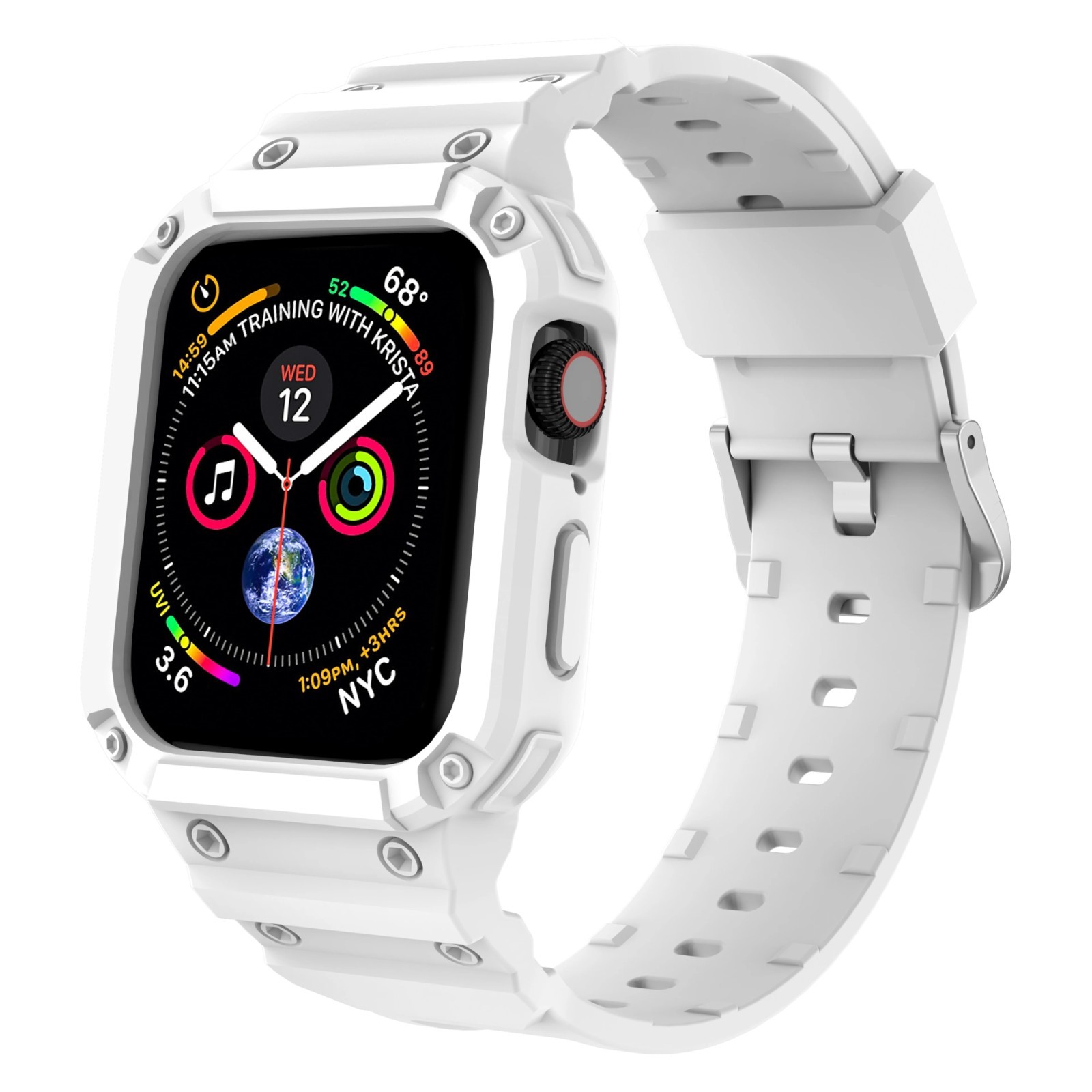 Rugged Apple Watch Band Bumper Case Cover Strap Iwatch SE 9 8 7 6 5 4 3 2