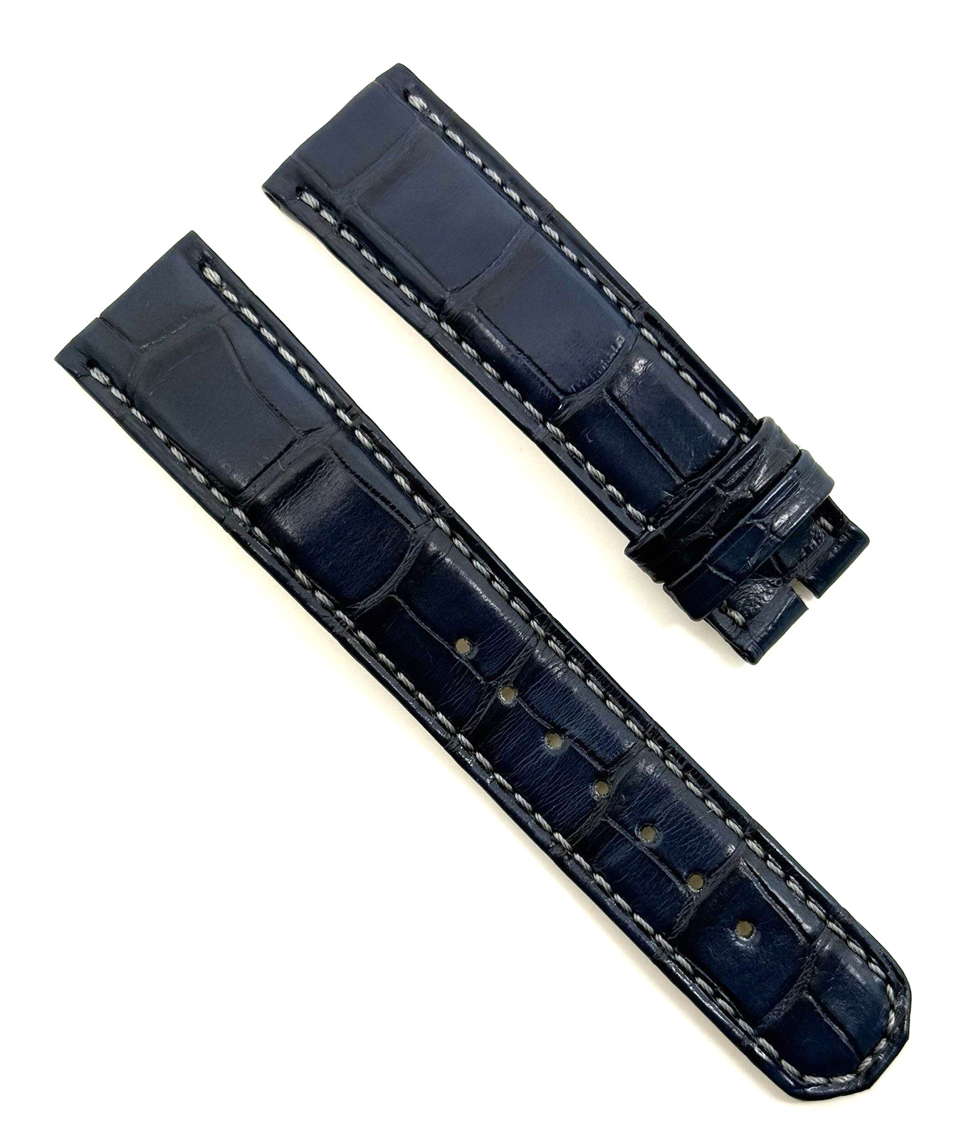 A. Lange & Sohne 20mm x 18mm Blue Alligator Watch Strap Band Authentic OEM