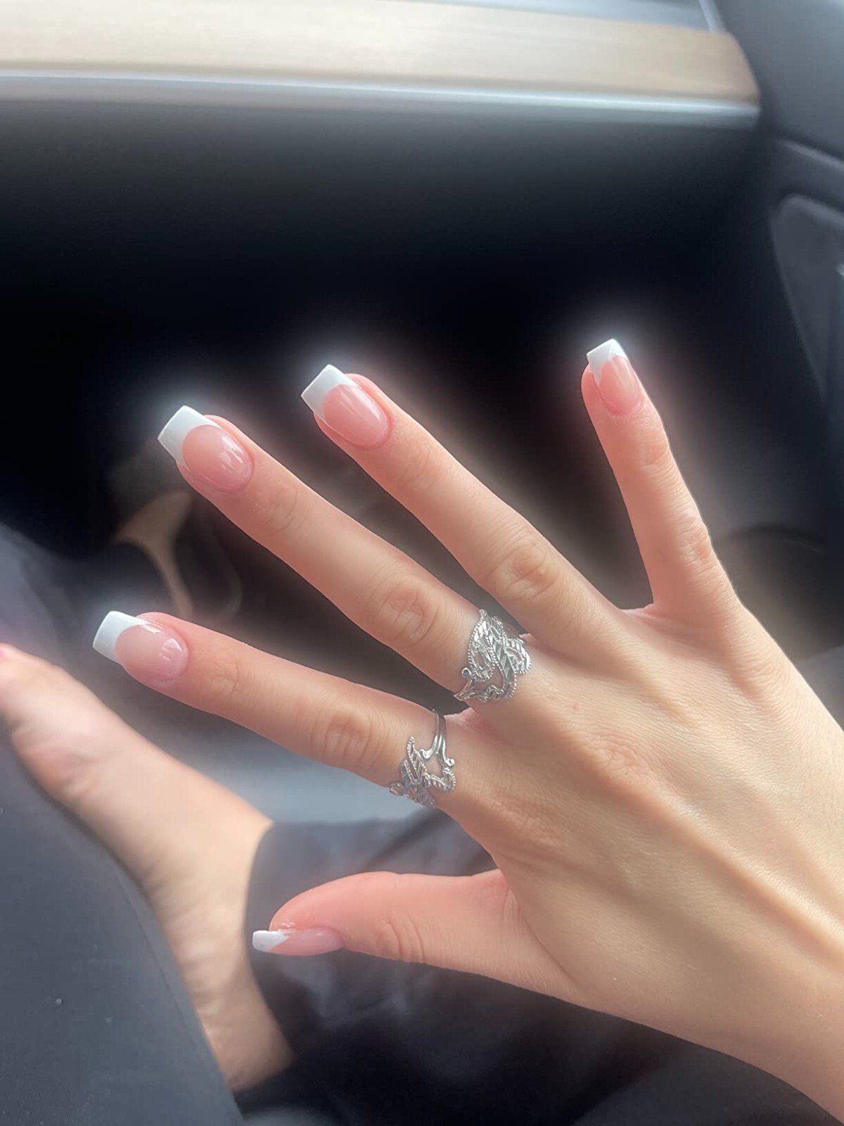 Elegant Sterling Silver Sparkle-Cut Cursive Letter Initial Script Ring for Women