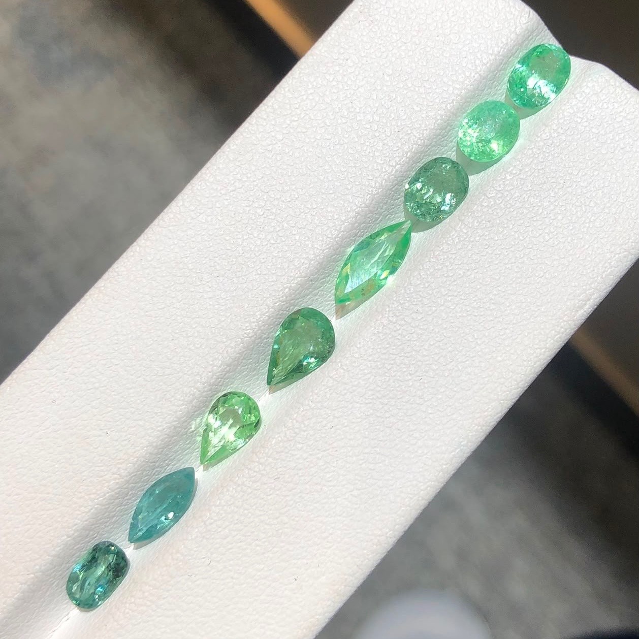 5.95 Carat Natural Paraiba Tourmaline Lot Mix Shape From Africa