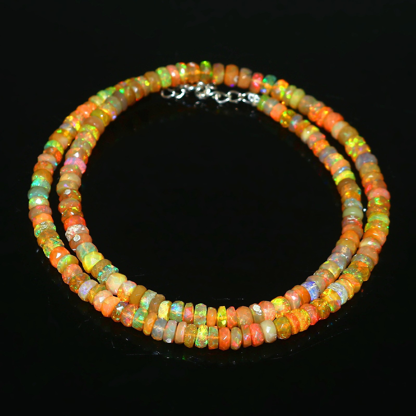 Top Quality Opal beads Statement necklace Rondelle Opal beads Gift For Friend
