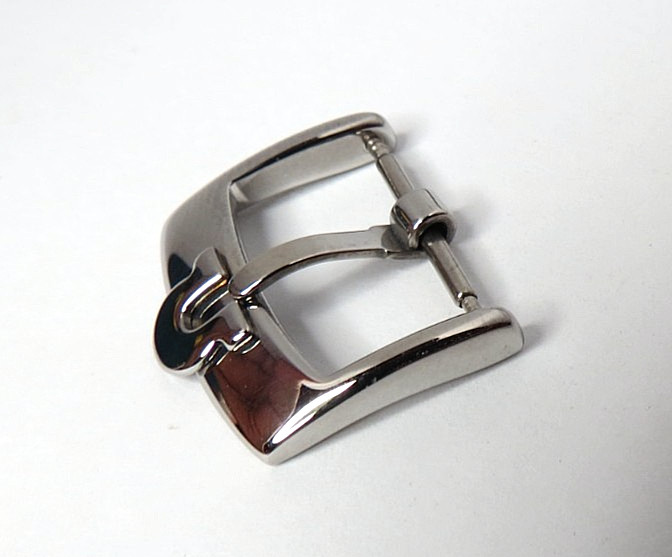 One New Omega Swiss Made Strap 20mm Buckle Silver Tone SS”