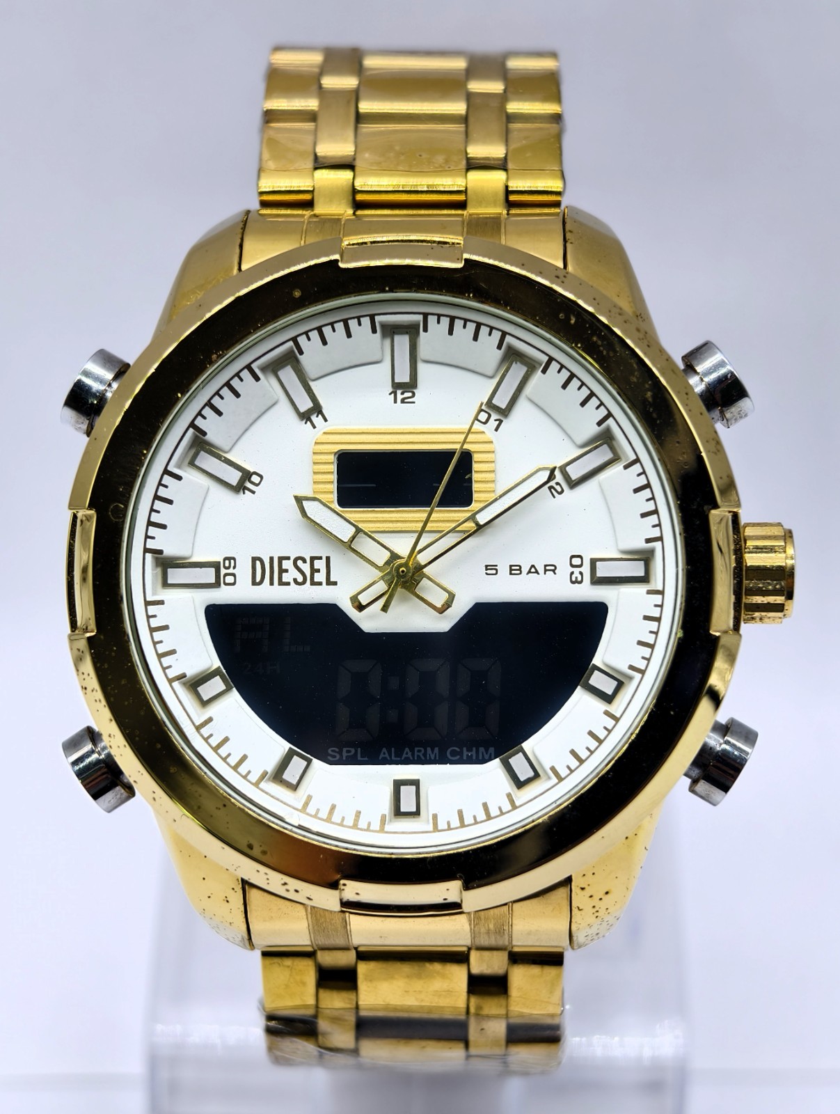 Beautiful DIESEL 5 Bar Ana-Digi Dial Quartz Men’s wrist Watch Free Shipping