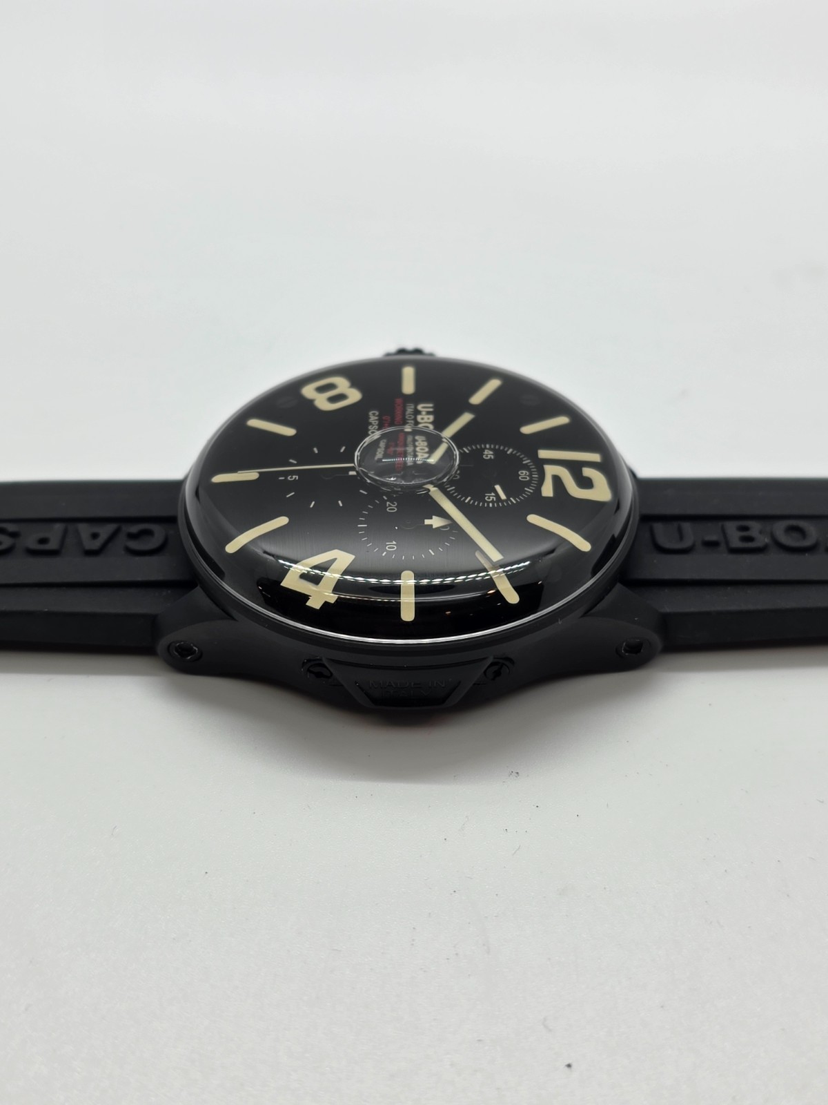 U-Boat CAPSOIL CHRONOGRAPH 8109/A, 1st Edition, RARE, 1 watch, 2 straps