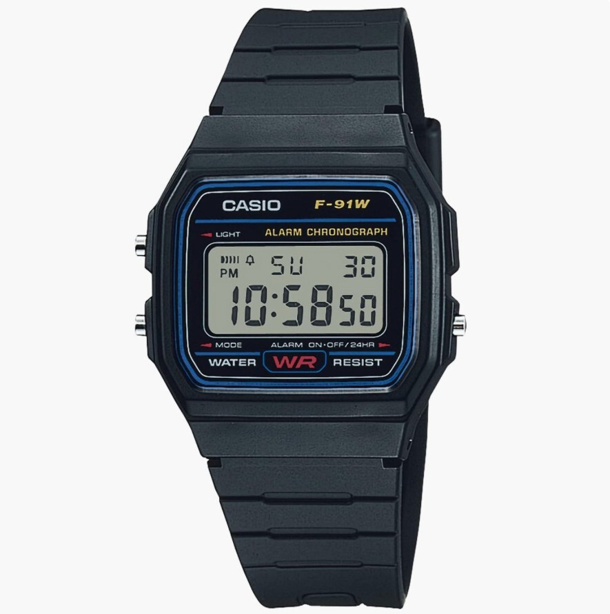 Casio Digital F-91W-1JH Classic Digital Watch From Japan