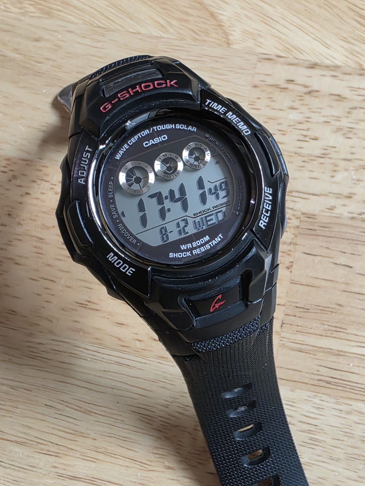 Vintage Casio G-Shock GW-530A (2688) Tough Solar Atomic Watch * WORKING *