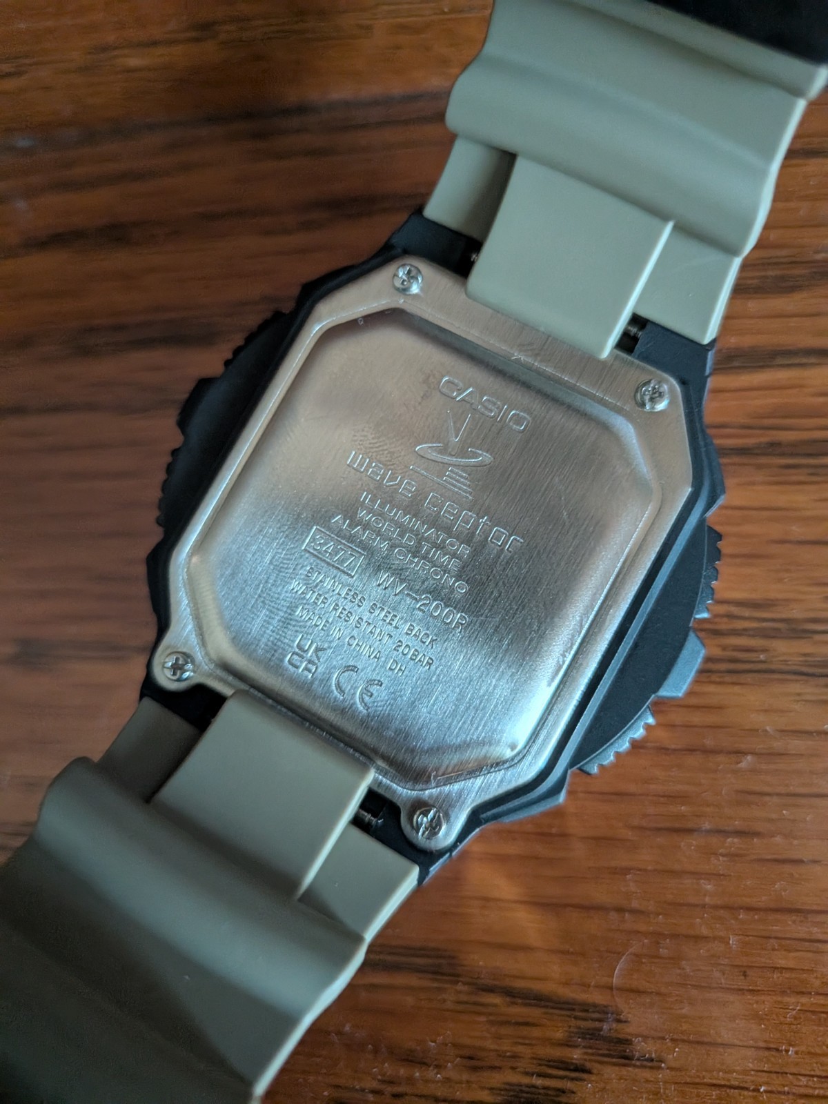 Casio Wave Ceptor Digital Watch WV200R-5ATN Water Resistant 200M World Atomic