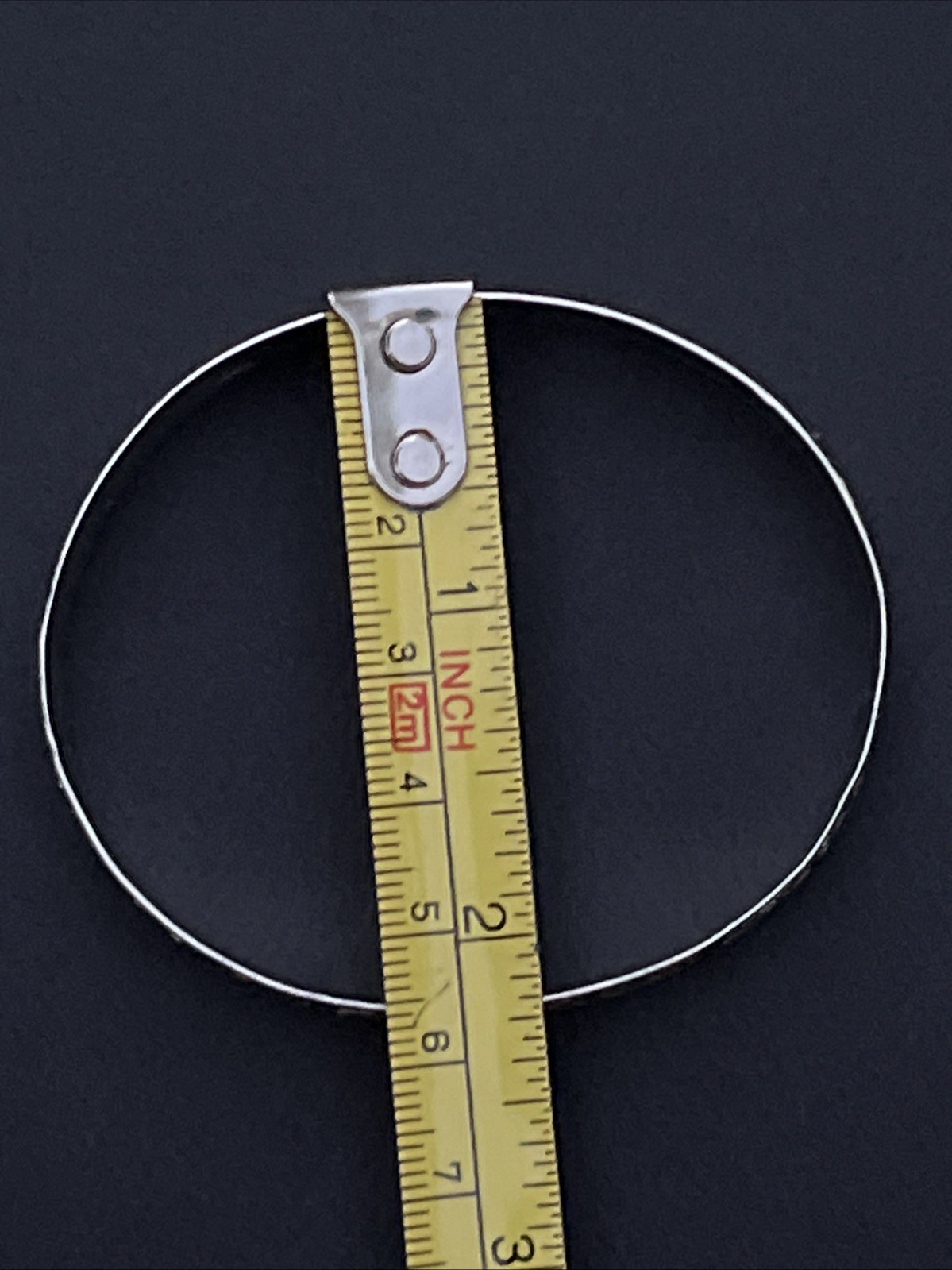 925 Hawaiian Heirloom Floral Quilt Design Bangle Bracelet 10mm Size 7 1/2 Rare