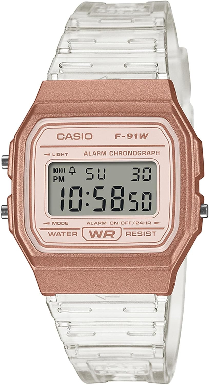 New Casio F-91WS-7A3JF Unisex Watch Gold Japan