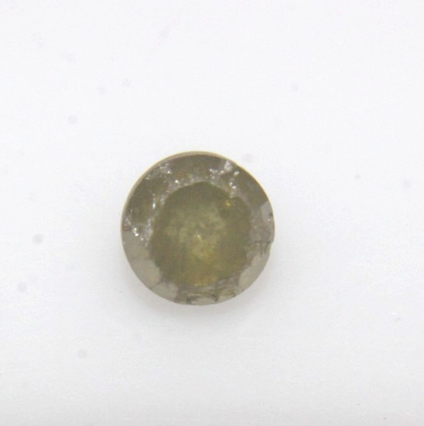 0.50Ct Natural Real Round Yellow Color Tambuli Rose Cut Diamond 4.19-4.21×2.94MM