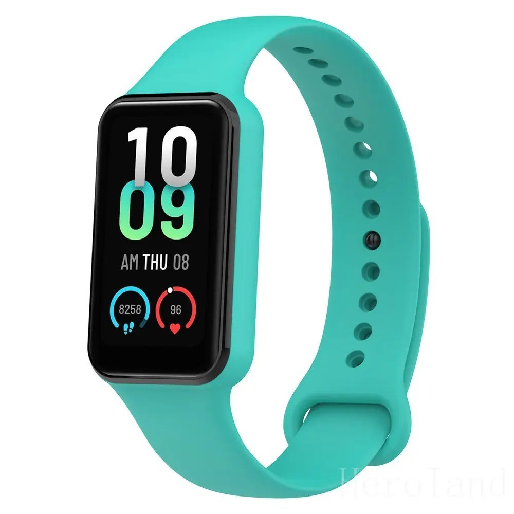 Silicone Strap for Amazfit Band 7 Replacement Bands Soft Adjustable Wristbands