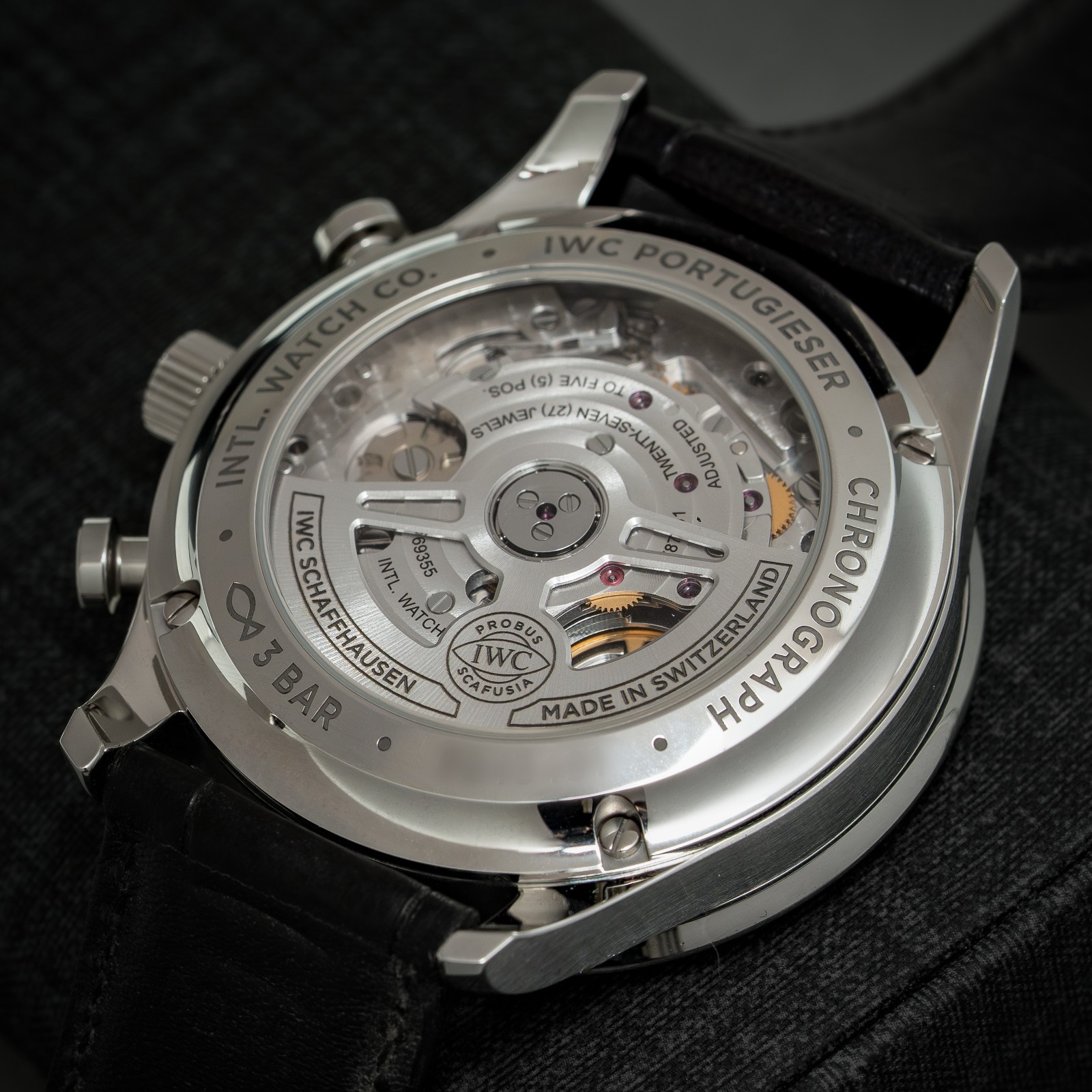 IWC Portugieser Burgundy Men’s Watch – IW371616 Complete Set Warranty until 2029