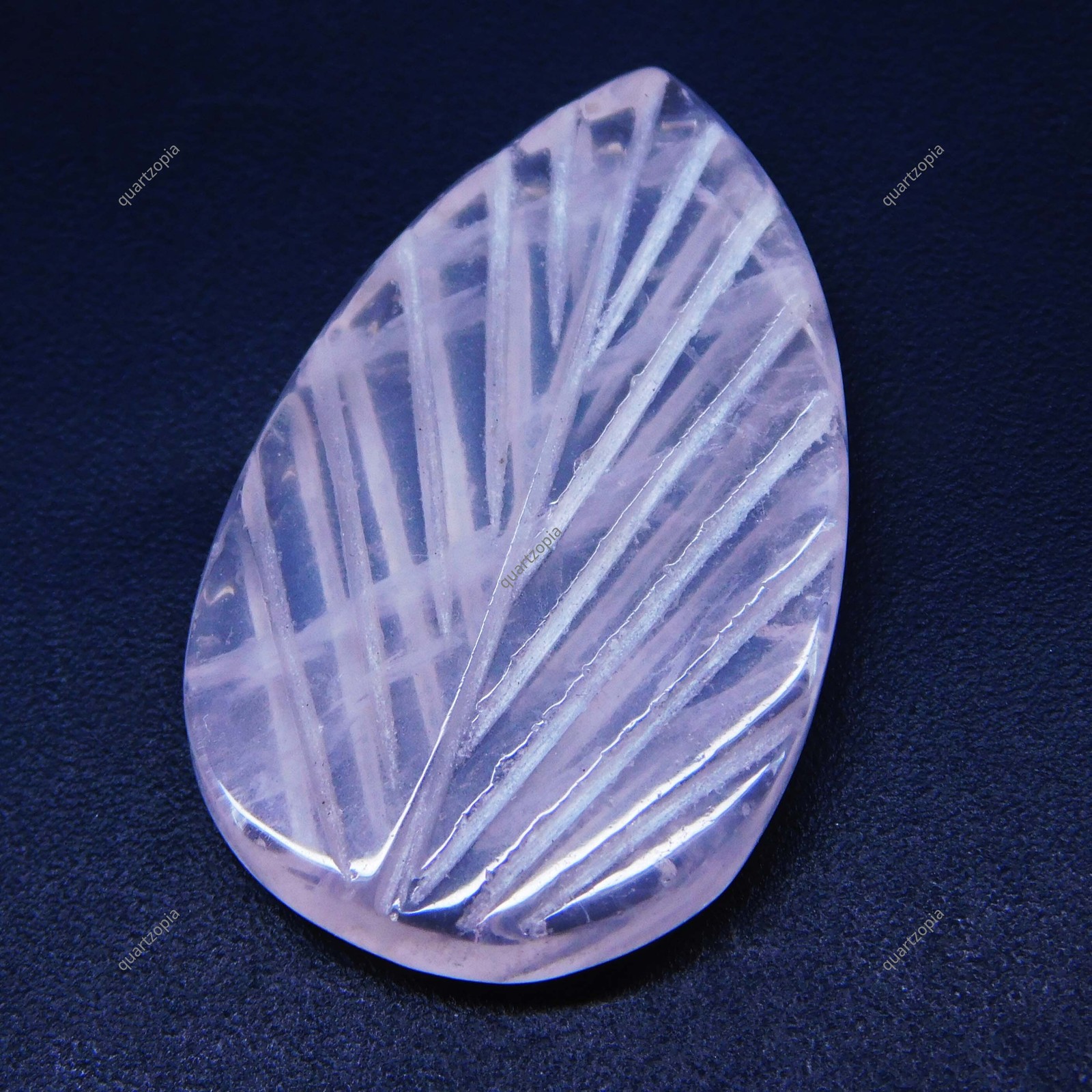 26.75 Ct Natural Ametrine Pear Carving Shape Certified Untreated Gemstone