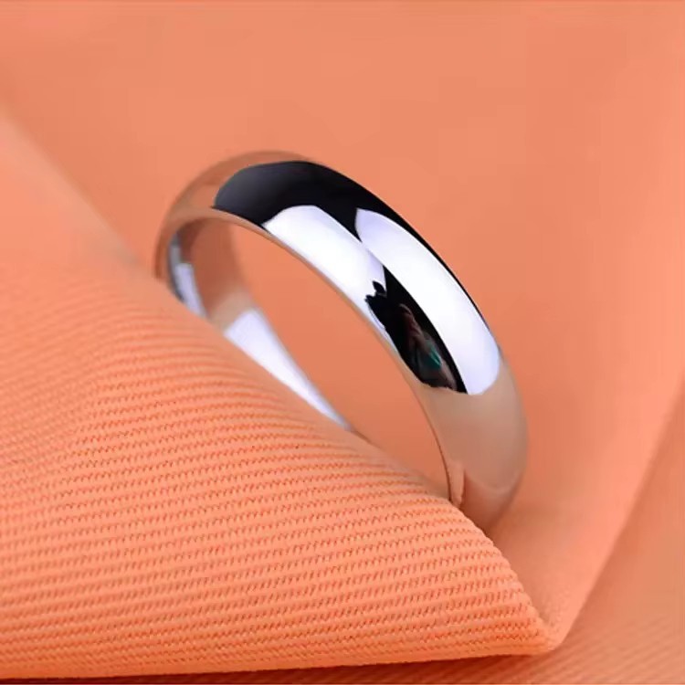 Solid 925 Sterling Silver Wedding Band Ring For Men And Women Multiple Sizes