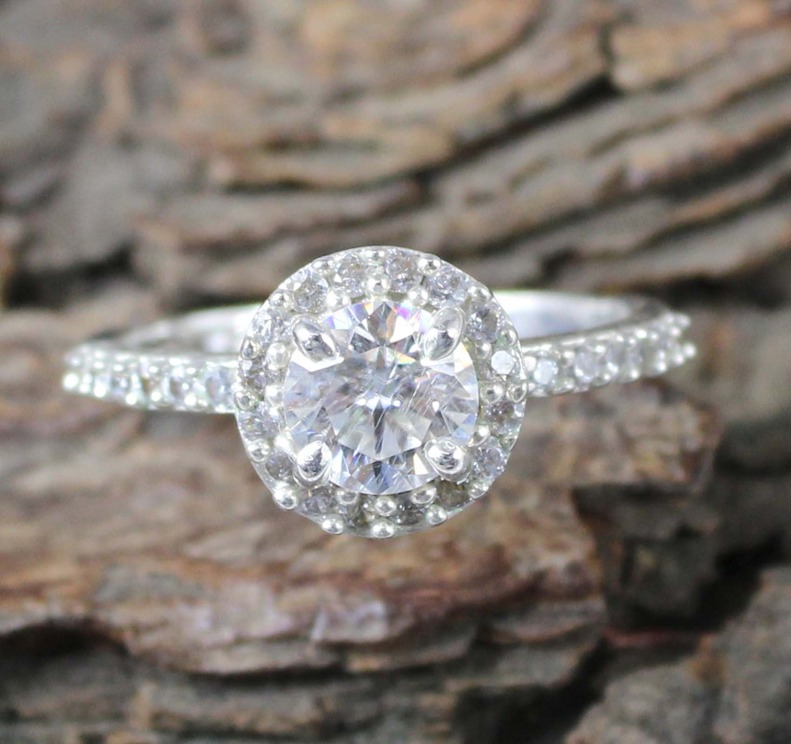 1.06 Ct Round Brilliant Cut White Diamond Solitaire Certified Ring New Year Sale