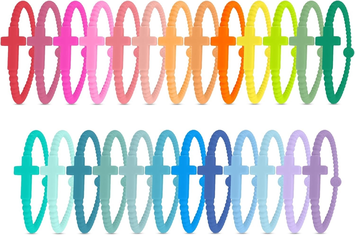 Jesus Bracelets – Cross Silicone Bracelet