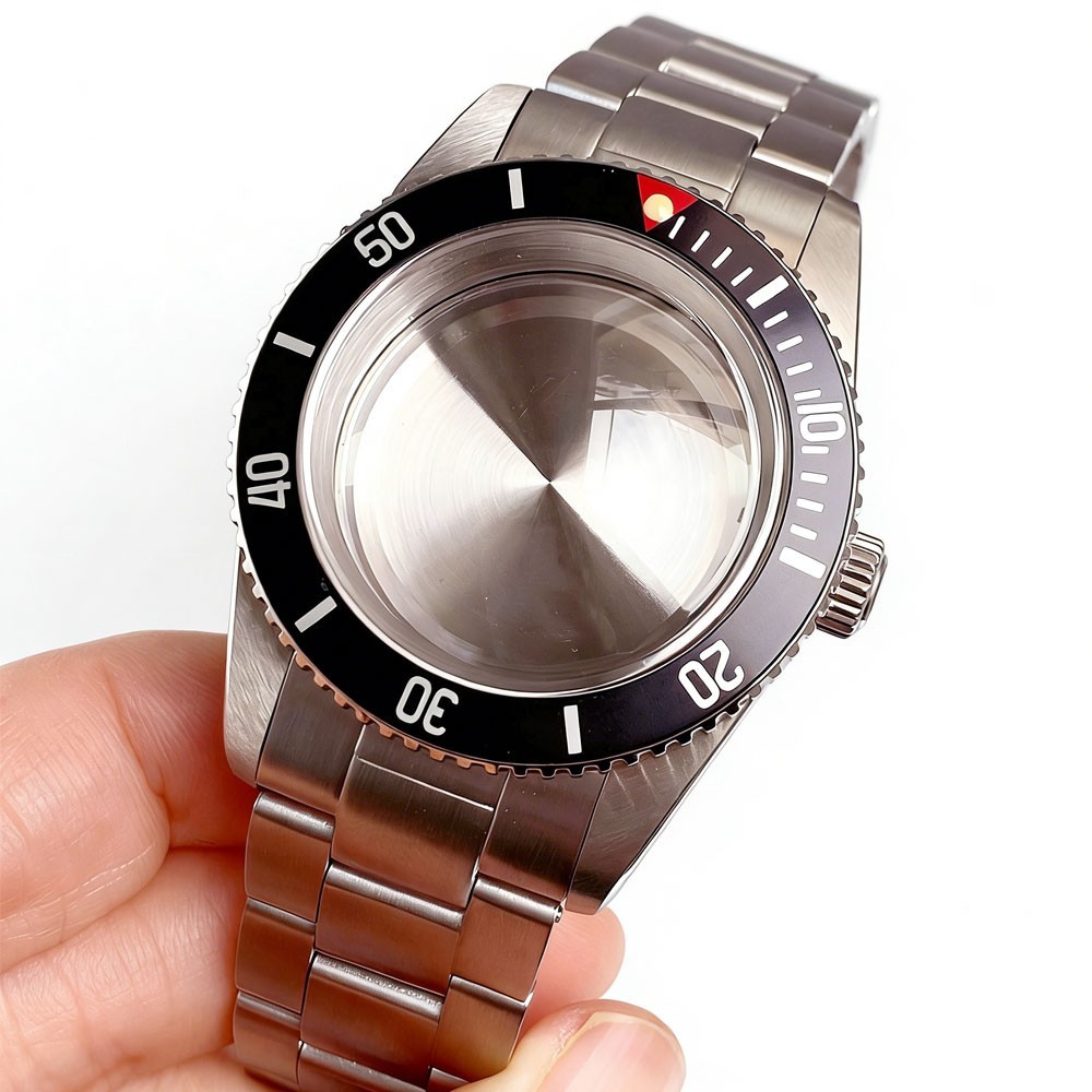 Stainless Steel 38mm Sapphire Watch Case 20ATM Dive Fit NH35 NH36 ETA2824 PT5000