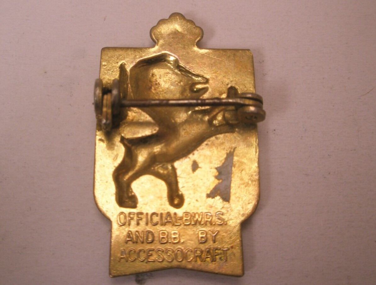 Dieu et mon droit Royal United Kingdom Motto Vintage Tie Tack Lapel Pin n107
