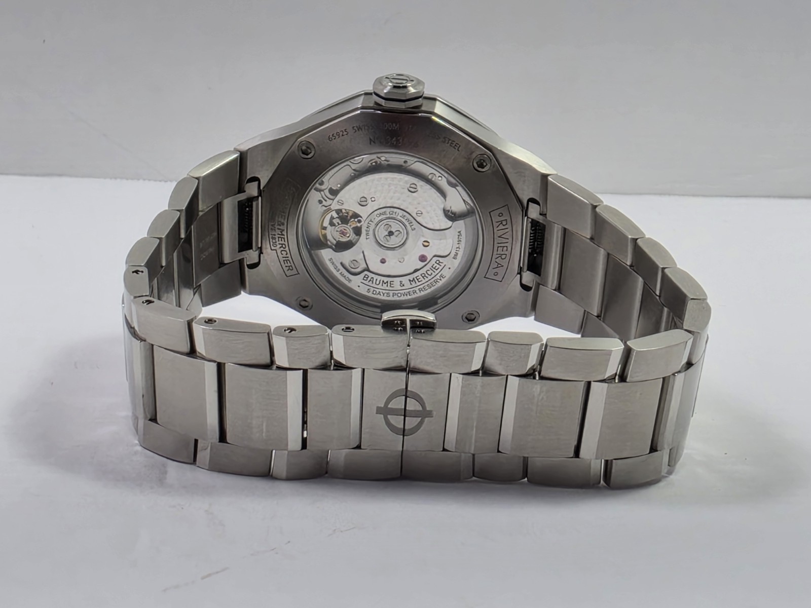 Baume and Mercier Riviera Baumatic Automatic Blue Dial Men’s Watch M0A10616