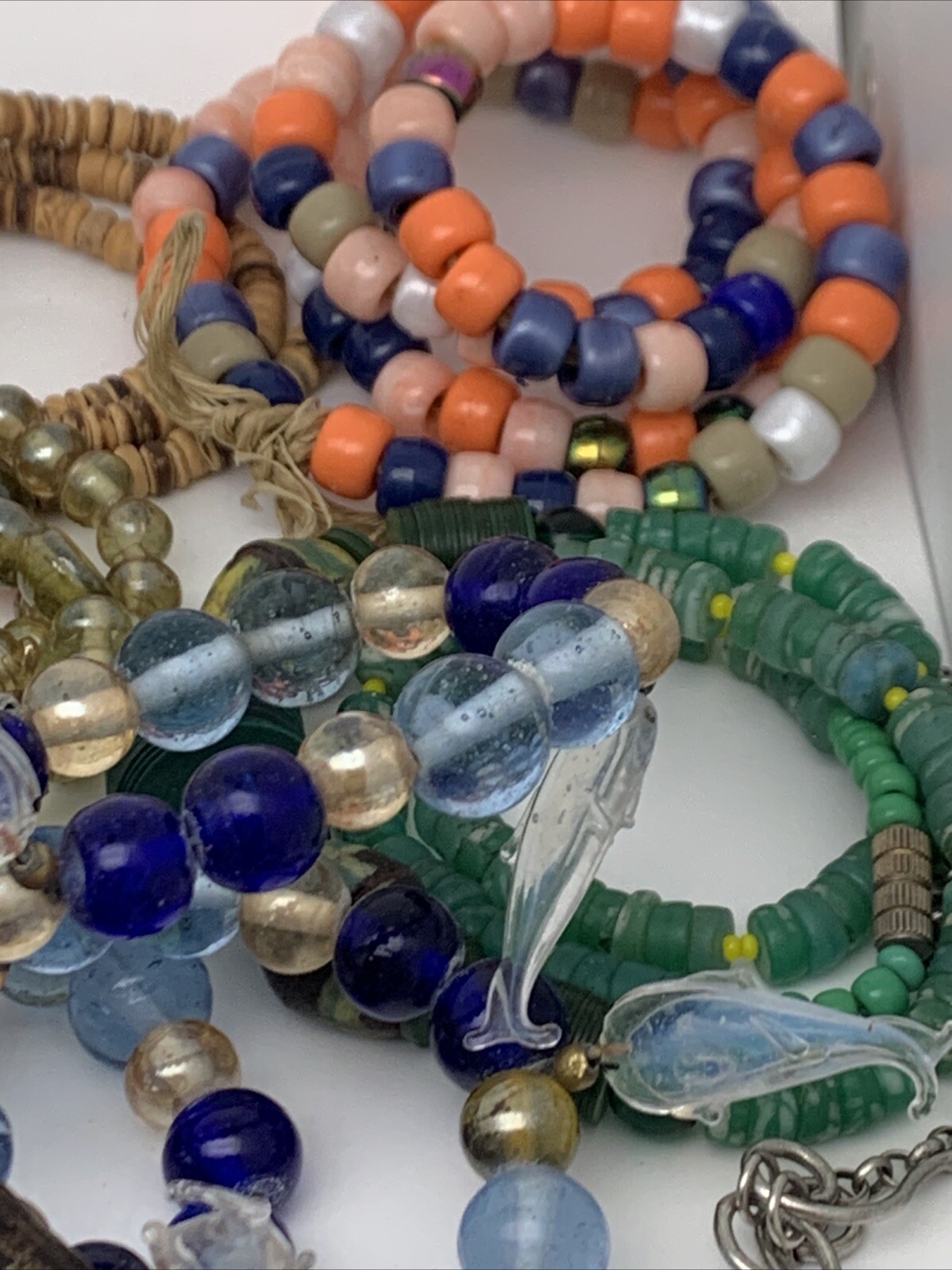 Lot of Necklaces Vintage – Fun Colorful Chunky Beaded Every Occasion OVER 3 LBS