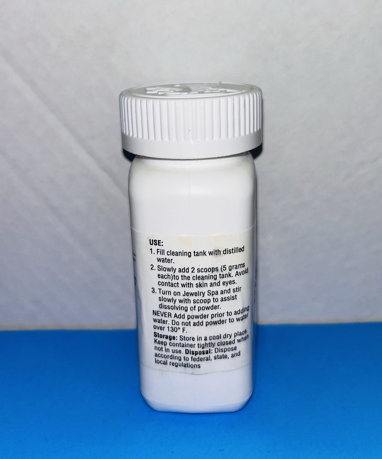 Genuine SALTON Jewelry Spa Ultra Sonic Cleaning Powder 3.5 ounces New