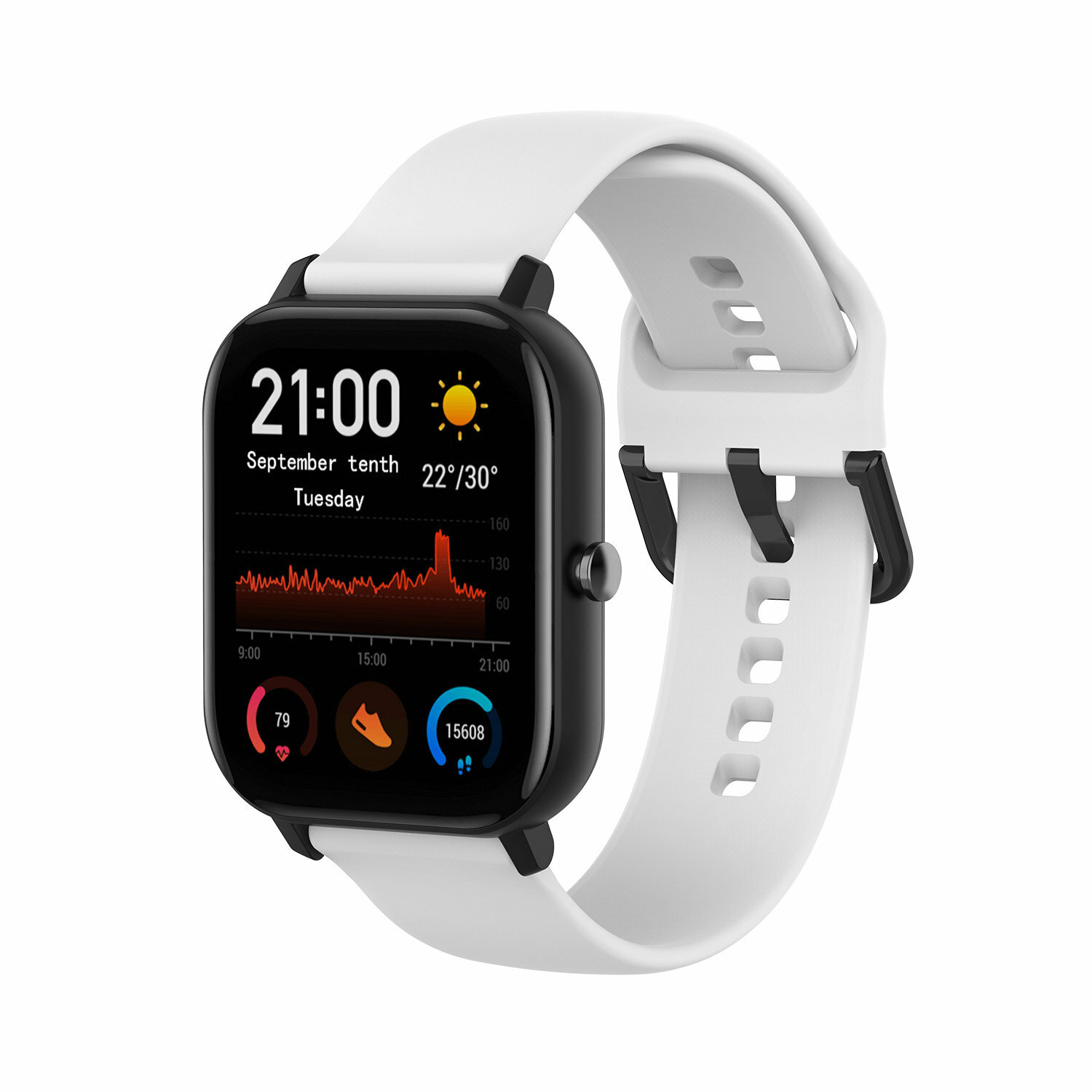 Sport Silicone Band for Xiaomi Huami Amazfit GTS Smart Watch Bracelet Soft Strap