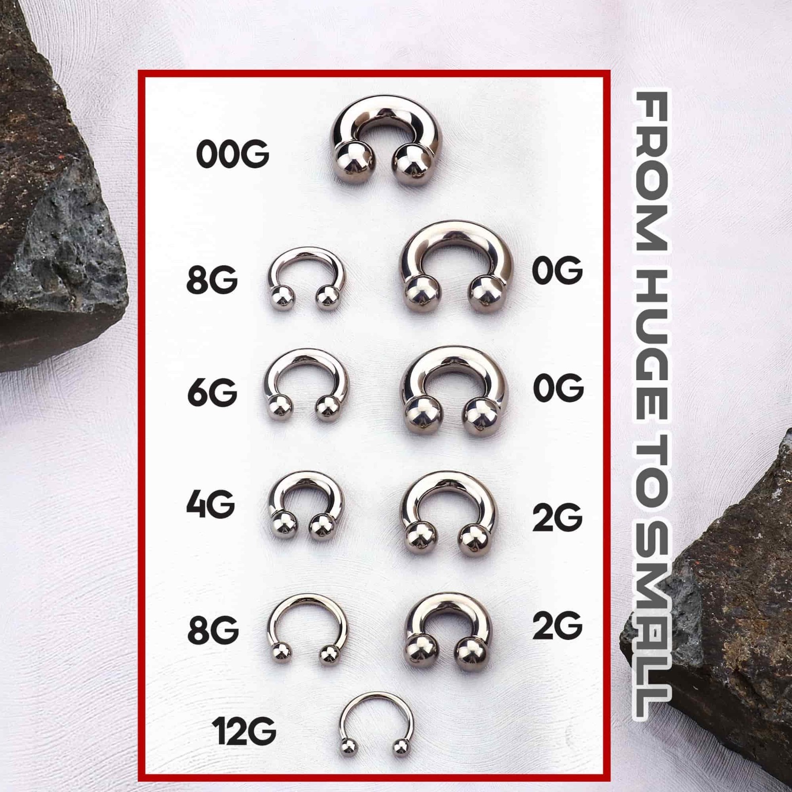 Titanium Septum Ring Horseshoe Pincher Spike – Body Piercing Jewelry for Men & W