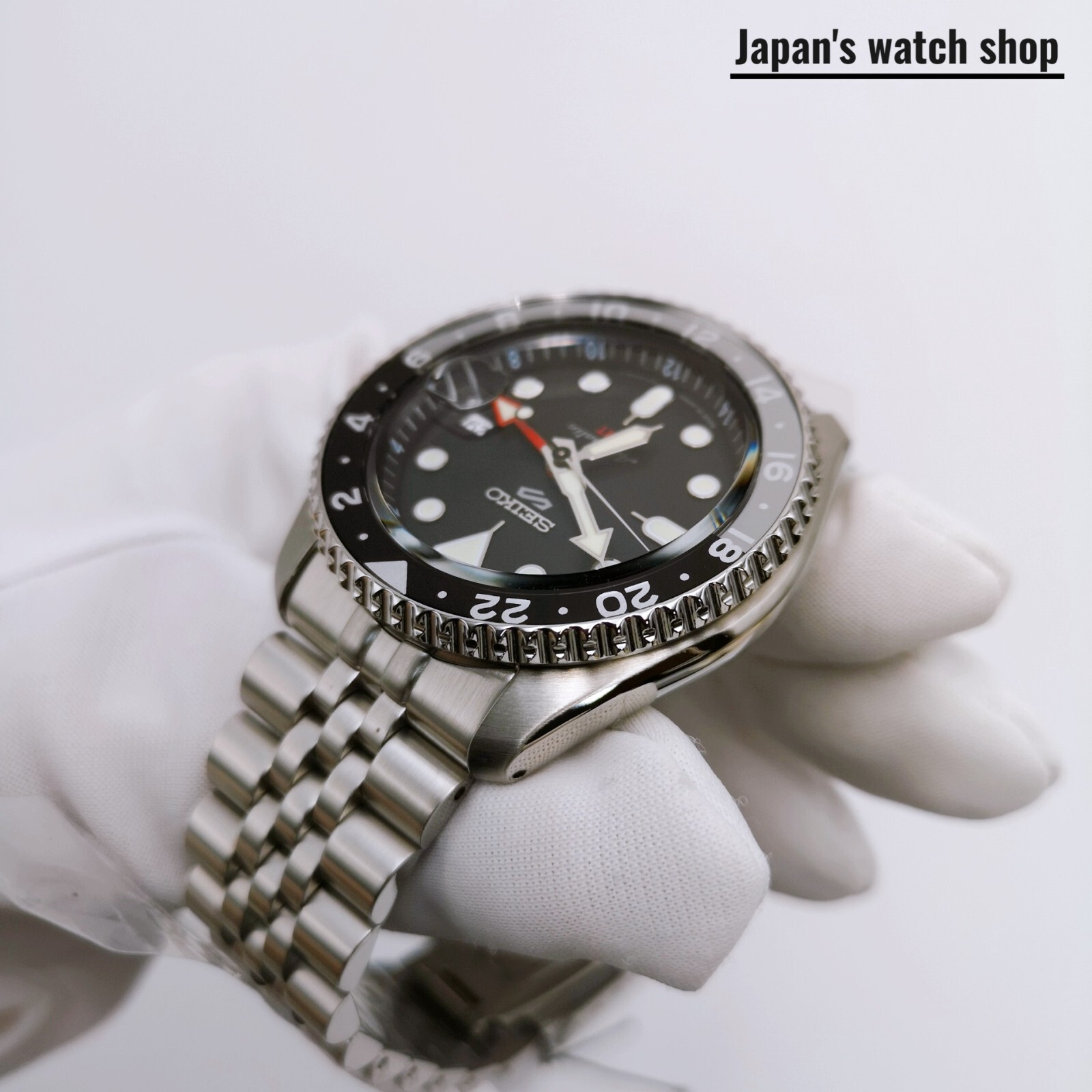 SEIKO 5 Sports SKX Sports Style GMT SBSC001 Black Men’s Watch New in Box