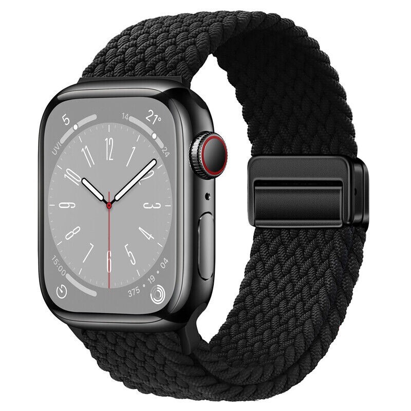 Hot Magnetic Nylon Loop Strap Band For Apple Watch Series 11-1 Ultra SE 38-49MM