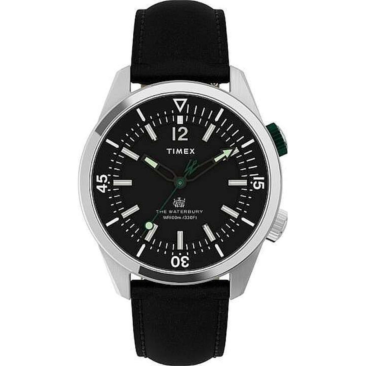 Timex Waterbury Diver 41mm Black Mens Watch TW2V49800