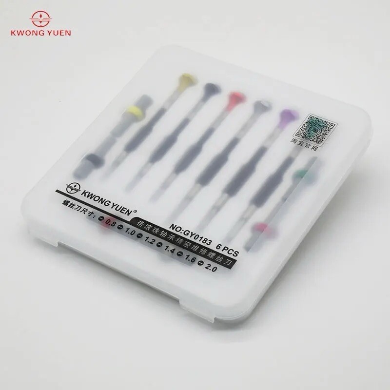 Flat Screwdriver Set of 6pcs For Watchmaker Jewelers Tool Top Quality Guaranteed