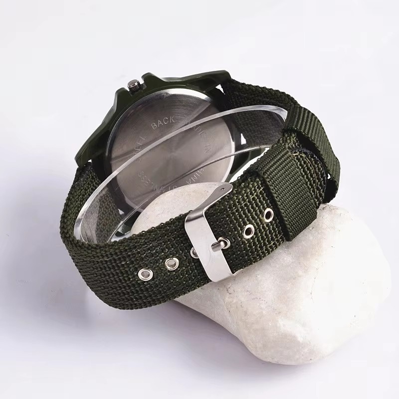 INFANTRY MILITARY Mens Outdoor Sport Army Quartz Analog Wrist Watch Nylon Band