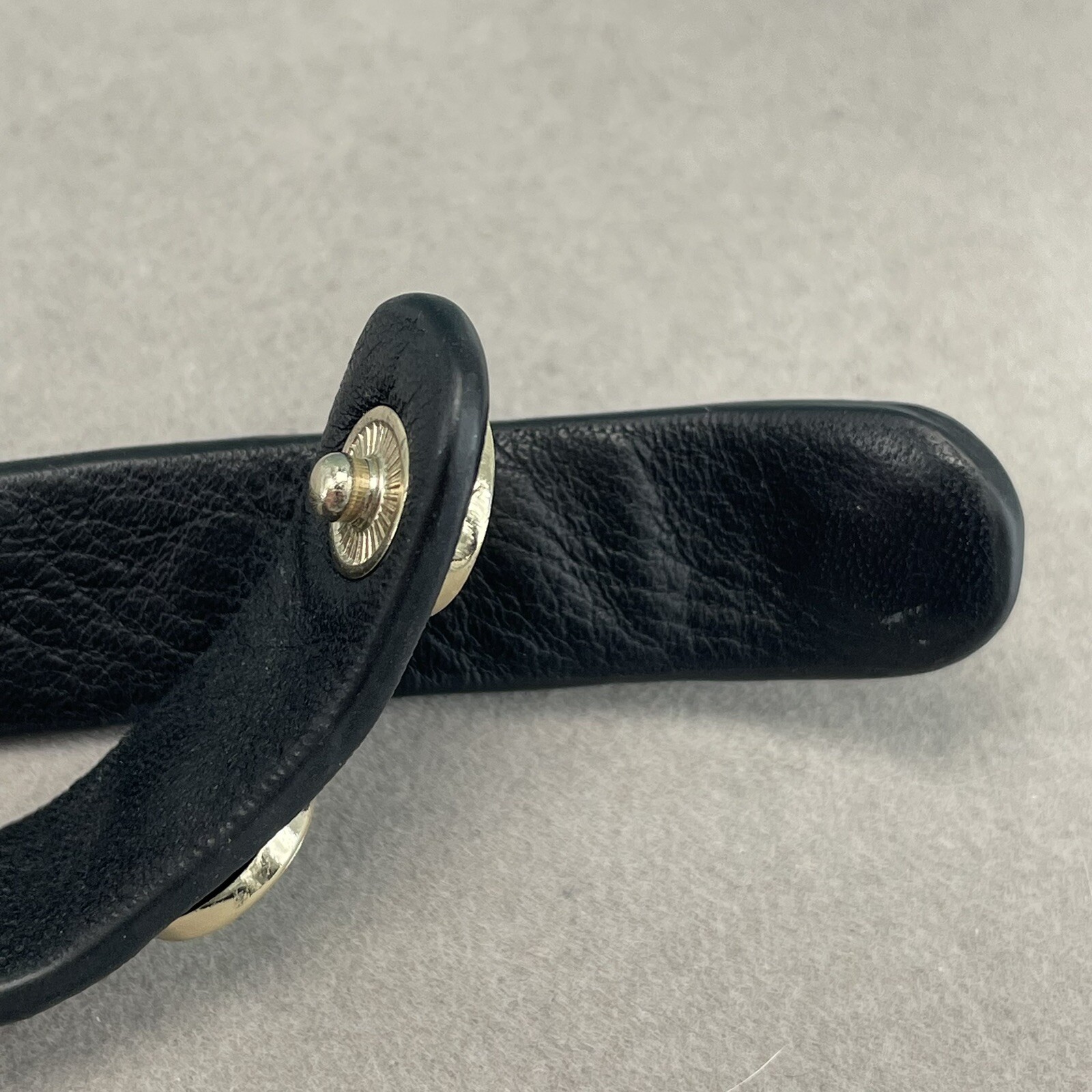 Marc Jacobs choker necklace black leather multicolour enamel spell out RETRO Y2K